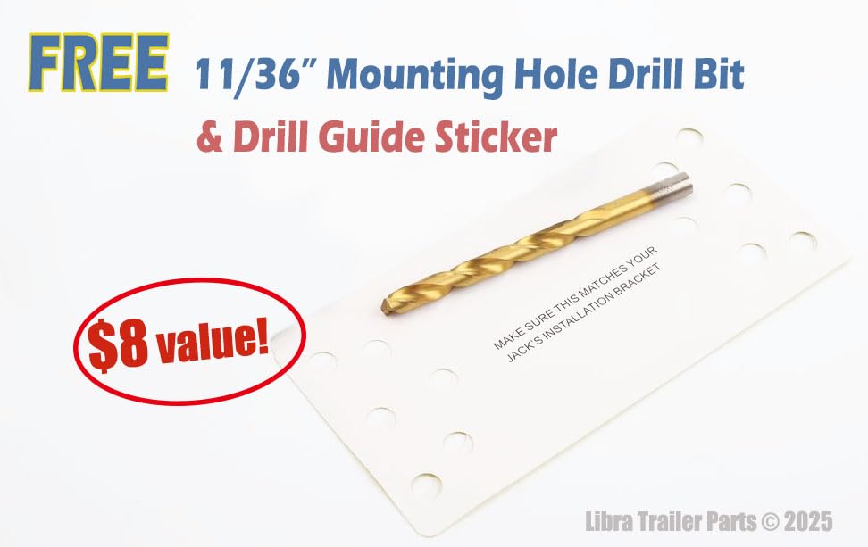 LIBRA 9K lb HD 24" RV Trailer Camper Stabilizer Leveling Scissor Jacks,Set4